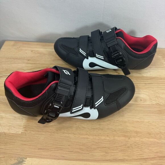Peloton Bike Cycling Shoes Women's Size 39 -US Size 8 PL-SH-B-39 BLACK / WHITE - Picture 6 of 10